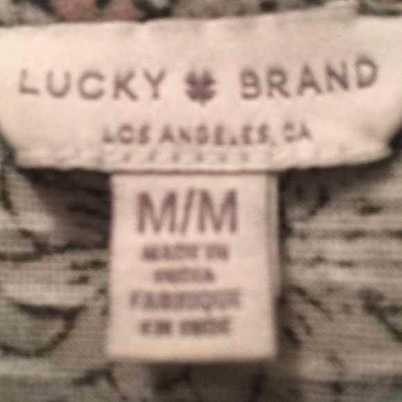 Lucky Brand button front top. - Picture 2 of 3